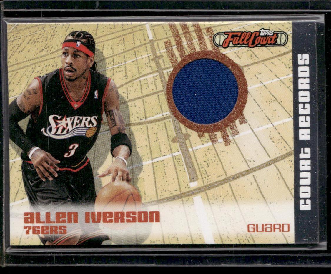 2006-07 Topps Full Court #CR4 Allen Iverson Court Records Jersey