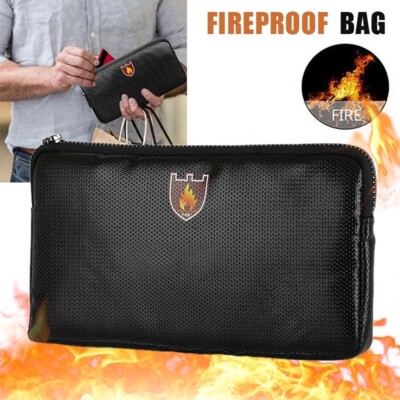 Feuerfeste/Wasserdichte Dokumententasche Geld Safe Box Geheim Datei Schutz Etui
