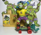 Mondo Gecko TMNT 1990 Vintage Complete  Figure With Card Playmates Toys 481 F9