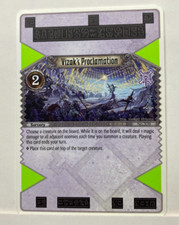 VTG PS3 Eye Of Judgment Series 3 Blank Back Testing Promo 309 Vizak's Procl