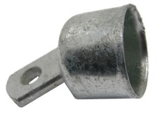 Rail Ends For Chain Link Fence- Aluminum or Pressed Steel - 10 Pack
