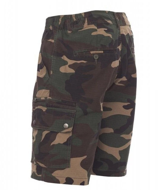 Taglie Forti Uomo Bermuda Pantaloncino Corto Cargo Esercito Militare Mimetico - Imagen 4 de 4