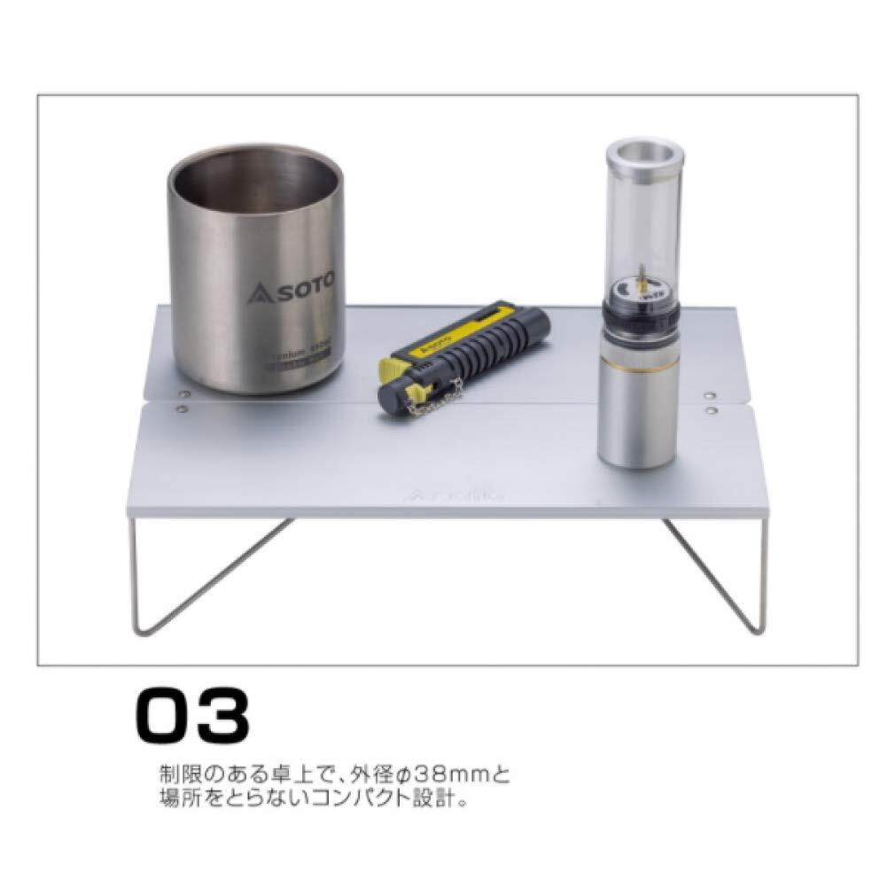 SOTO Hinoto SOD-251 Silver Body size: diameter 3.6 x 14.5 cm