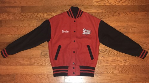 Vintage Chicago Bulls Michael Jordan el último baile Varsity Chaqueta XS  Lettermen | eBay