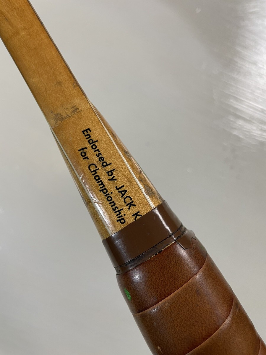 RAQUETTE DE TENNIS en bois vintage WILSON CHRIS EVERT autographe Speed