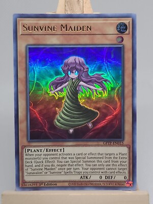 yugioh sunvine deck Yugioh! Maiden - GFTP-EN015 - Ultra Rare - 1st Edition Near Mint, Englis Sunvine Sowing - Yu-Gi-Oh! Card