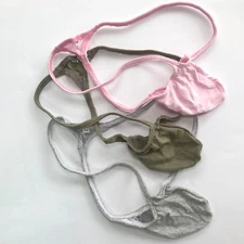 K403 C Contoured Pouch String Thong Grape Smugglers Soft Fine Cotton colors