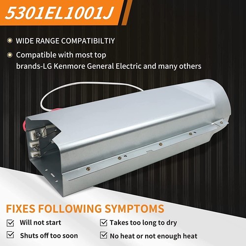 5301EL1001J 5301EL1001A Dryer Heating Element Assembly For LG Dryers