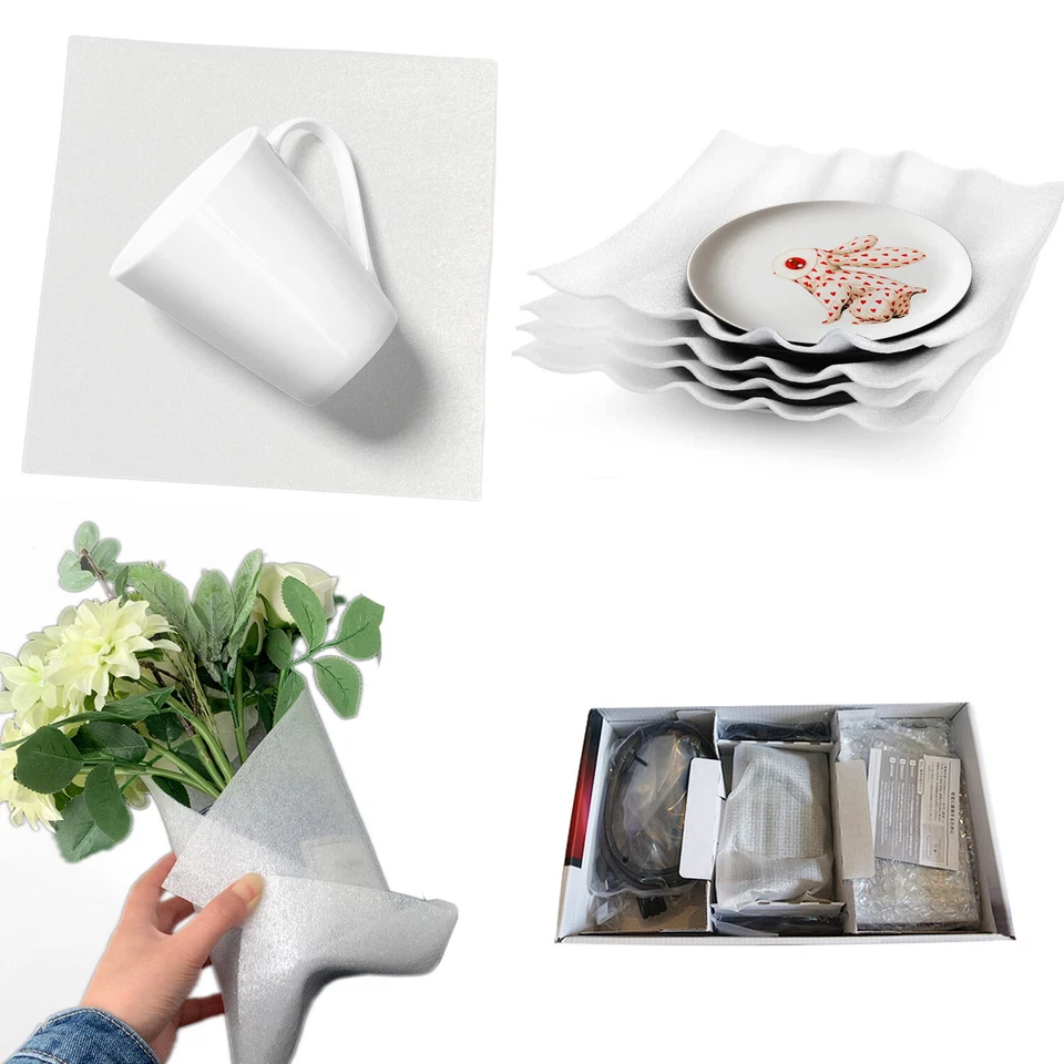 100 Ct Foam Wrap Cushioning Sheets 12x12x1/16 Packing Materials for Fragile Item - Image 4 of 4