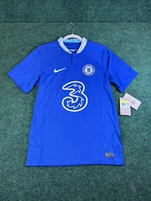 Nike Chelsea FC 22/23 Stadium Home Soccer Jersey Rush Blue Mens Sz S DM1839-496