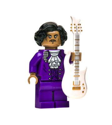 Purple Guitar Royalty Citizen Brick Minifig Minifigure Brand New