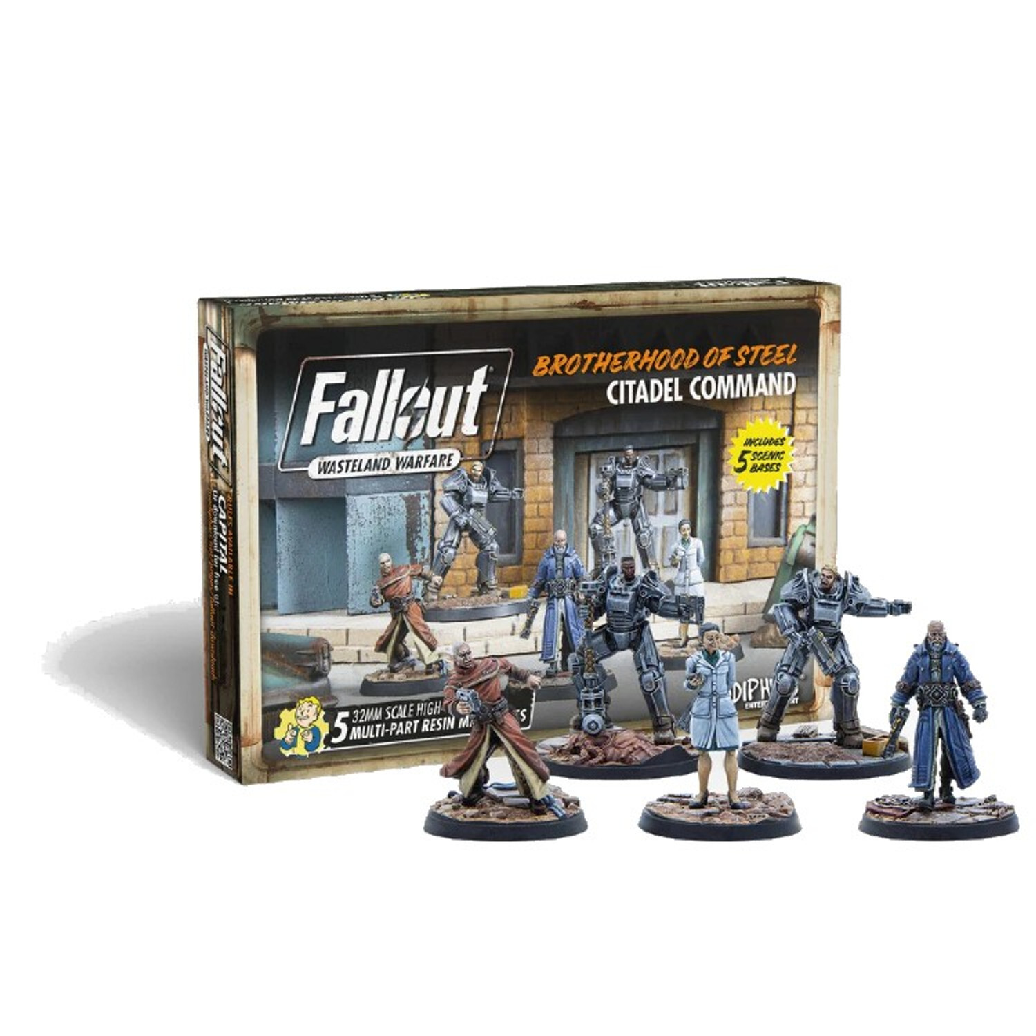 Fallout Wasteland Warfare - Братство стали - Команда цитадели Модифиус 9290₽