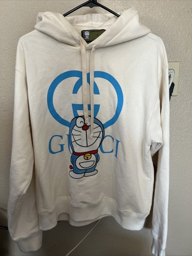 Gucci X DORAEMON Sudadera Con Capucha Logo GG DORAEMON 21SS XS limitada  discontinuado | eBay
