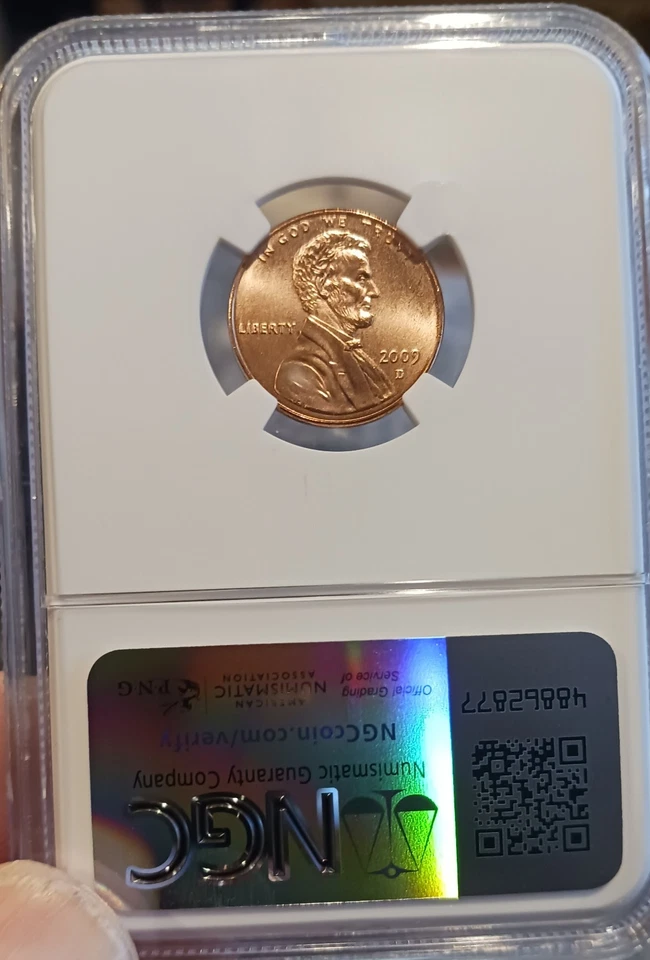 2009 D NGC MS69 SMS LINCOLN COPPER BRONZE CENT Presidency #012 - Image 2 of 4