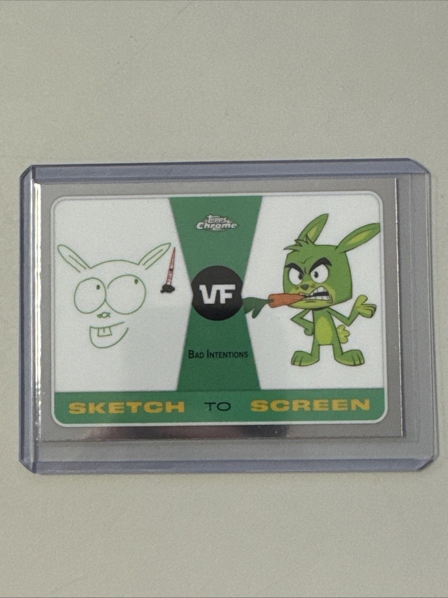 2025 Topps Chrome VeeFriends Bad Intentions Sketch To Screen | eBay