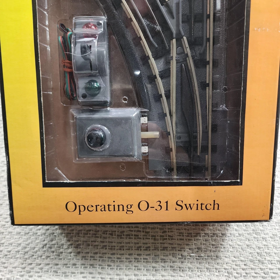 MTH RailKing RealTrax Operating O-31 Right Hand Switch 40-1004 O Gauge Turnout - Image 2 of 4