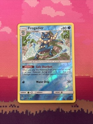 Pokemon Karte Frogadier Verbotenes Licht Reverse Holo 23/131 Near Mint