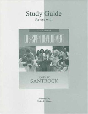 Student Study Guide - Paperback, by Santrock John W - Good