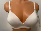NWT Warners Back Smoothing Lightly Lined Wire Free Lift Bra White Size 40B
