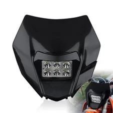 Dirt Bike LED Headlight - Motorcycle Pit Bike Head Lamp Kit for 2014-2016 EXC...
