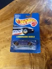 Vintage 1990 Mattel Hot Wheels 123 Lamborghini Diablo Red 5672