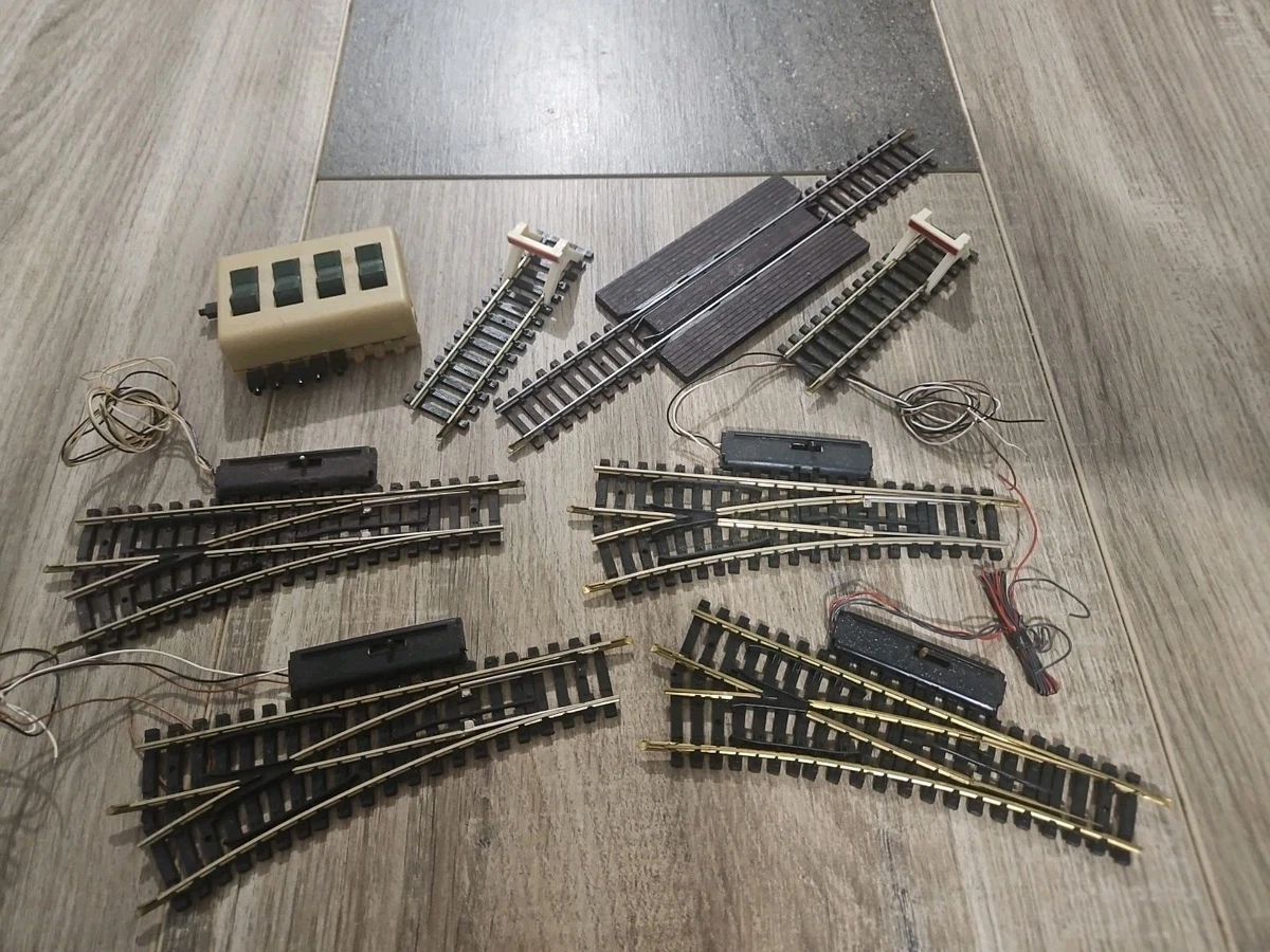 Aiguillage Droit Manuel Troby échelle HO - Occasion - Pour Réseaux De Trains Miniatures