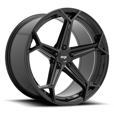Set 4 Niche N258 Arrow 20x10.5 5x4.5 Gloss Black Wheels 20