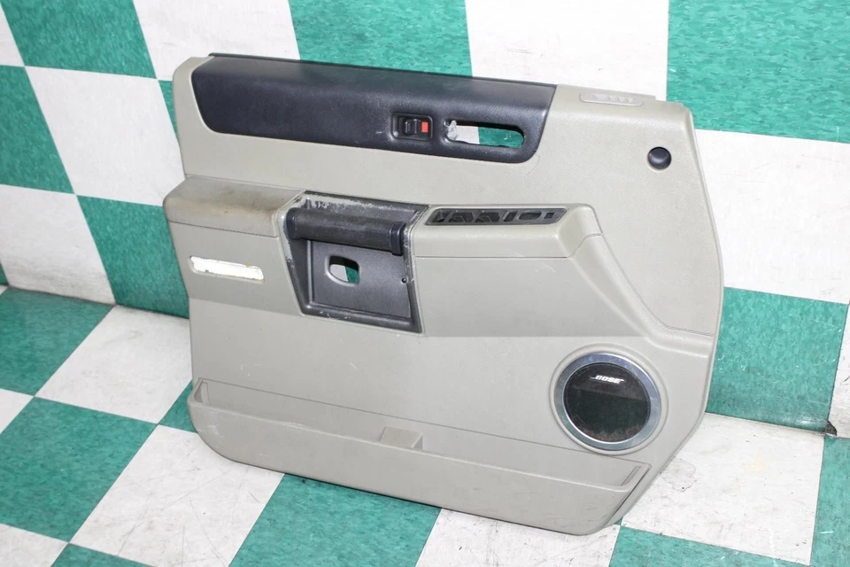 03-04 Hummer H2 *DMG* Wheat Tan Front Driver Side Left LH Door Trim Panel Foto 2 de 4