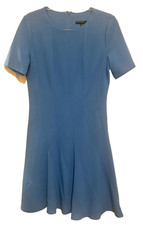Maggy London Scuba Crepe Women's Fit & Flare Blue Dress Size 10