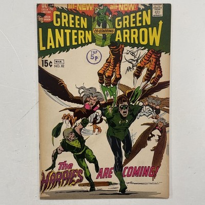 Green Lantern Green Arrow #82 1971 VG/FN Pence Stamp
