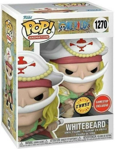 Funko POP! Animation: One Piece - Whitebeard (CHASE)(GameStop)(Damaged Box) #127