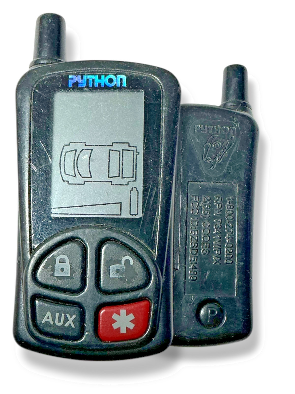 Python EZSDEI489 7341V/P/X Key Fob Keyless Entry Remote (Aftermarket)