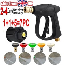 High Pressure Washer Gun Handle with 5 Water Nozzles 4000 PSI Car Wash Jet Wash