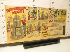 newspaper ad 1962 SYLVANIA life sized batt op space capsule rocket $5 premium