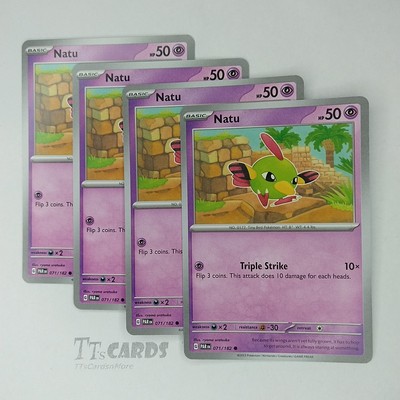 natu-071-182-regular-x4-4x-playset-pokemon-paradox-rift-4-card-set
