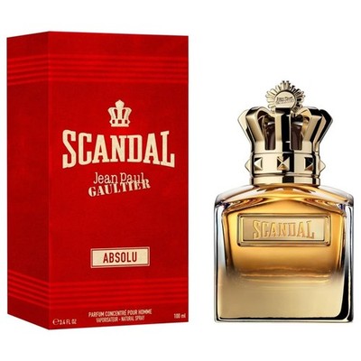 Jean Paul Gaultier SCANDAL ABSOLU Pour Homme Parfum Concentre 3.4oz Sealed Box