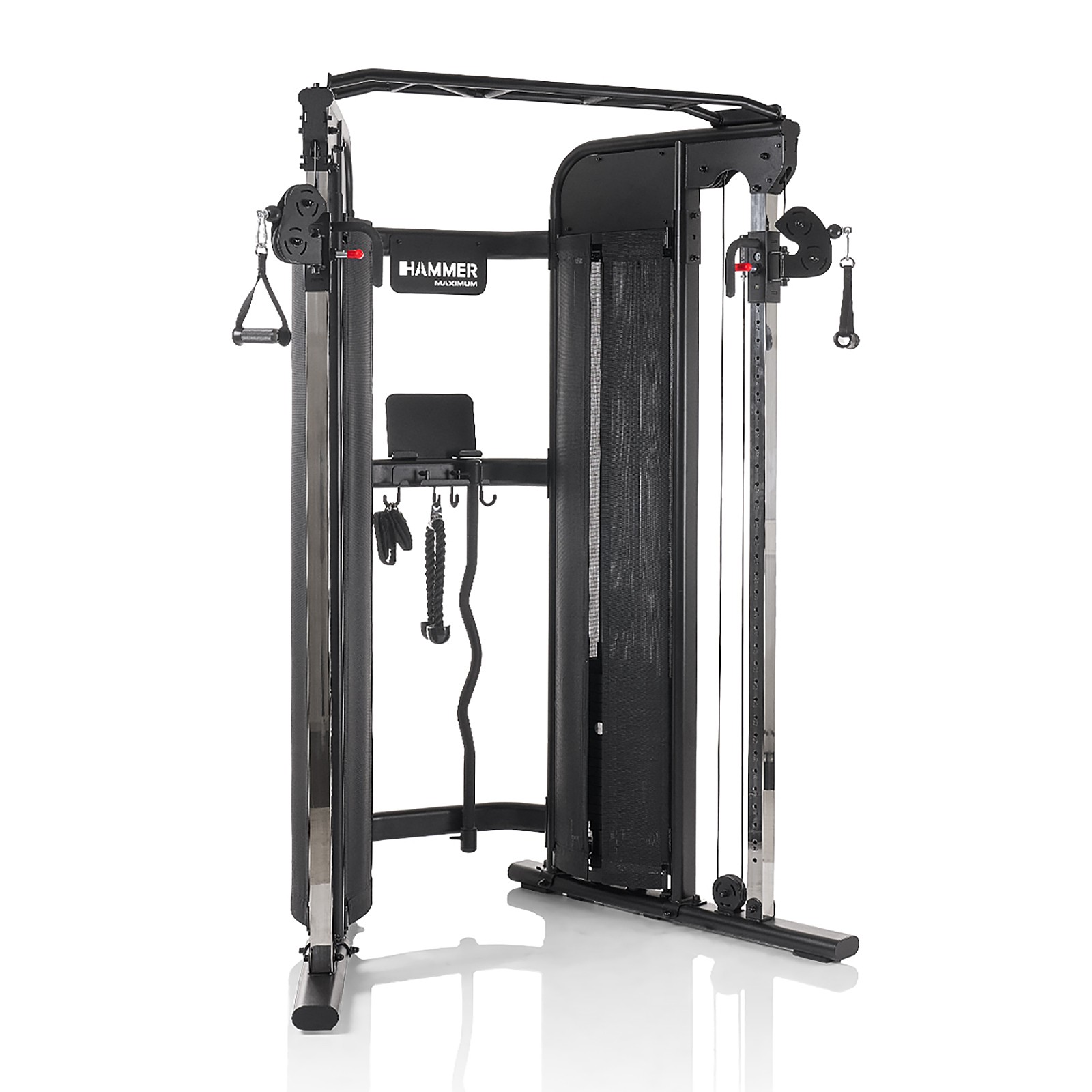 HAMMER Kraftstation Autark 8.0, kompakte Fitnessstation für zu Hause, Home Gym