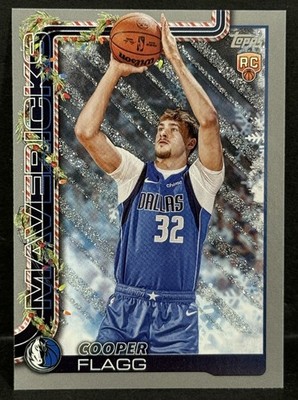 2025-26 Topps Basketball Holidays RC Cooper Flagg Silver Metallic