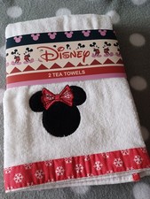 Disney Minnie Mouse Winter Edition: 2er-Set Geschirrtücher