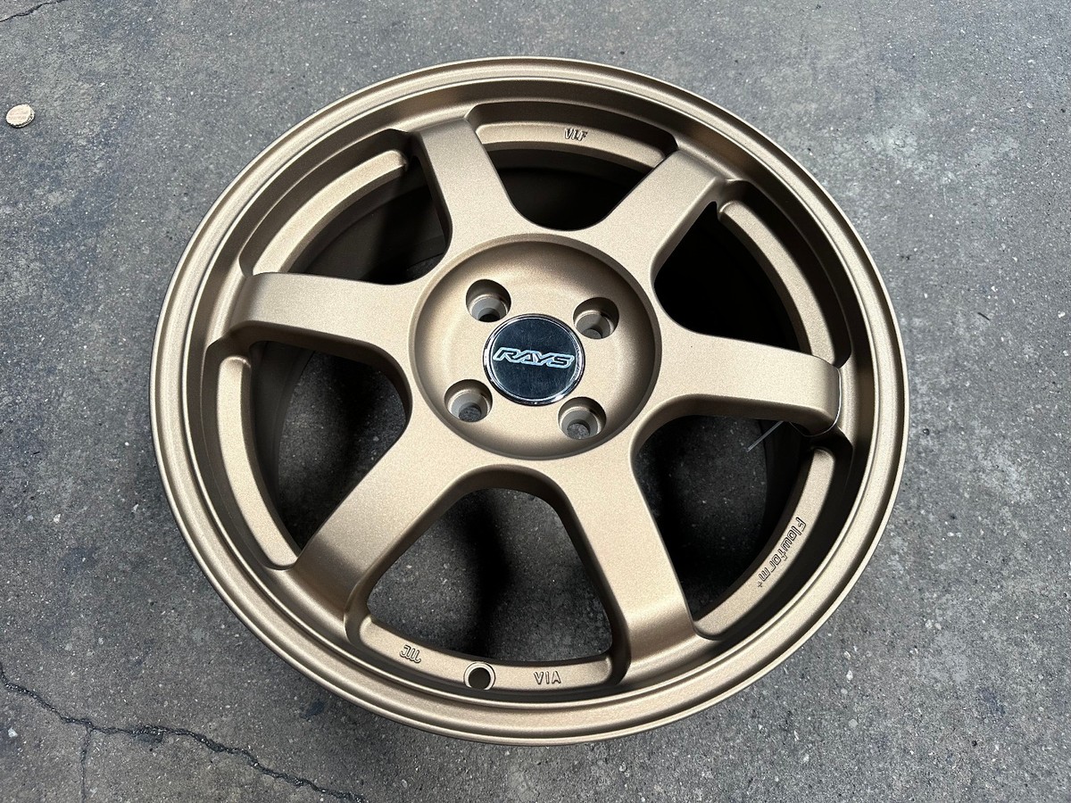 New 16x7 ET40 VLF TE37 Sonic Design (4 Wheel) 4x100 HONDA TOYOTA