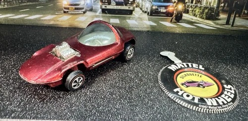 Hot Wheels Redline 1968 Original 16 Silhouette Red, US Version, With Button