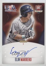 2014 USA Baseball Box Set 18U National Team Signatures Elih Marrero Auto 2u3