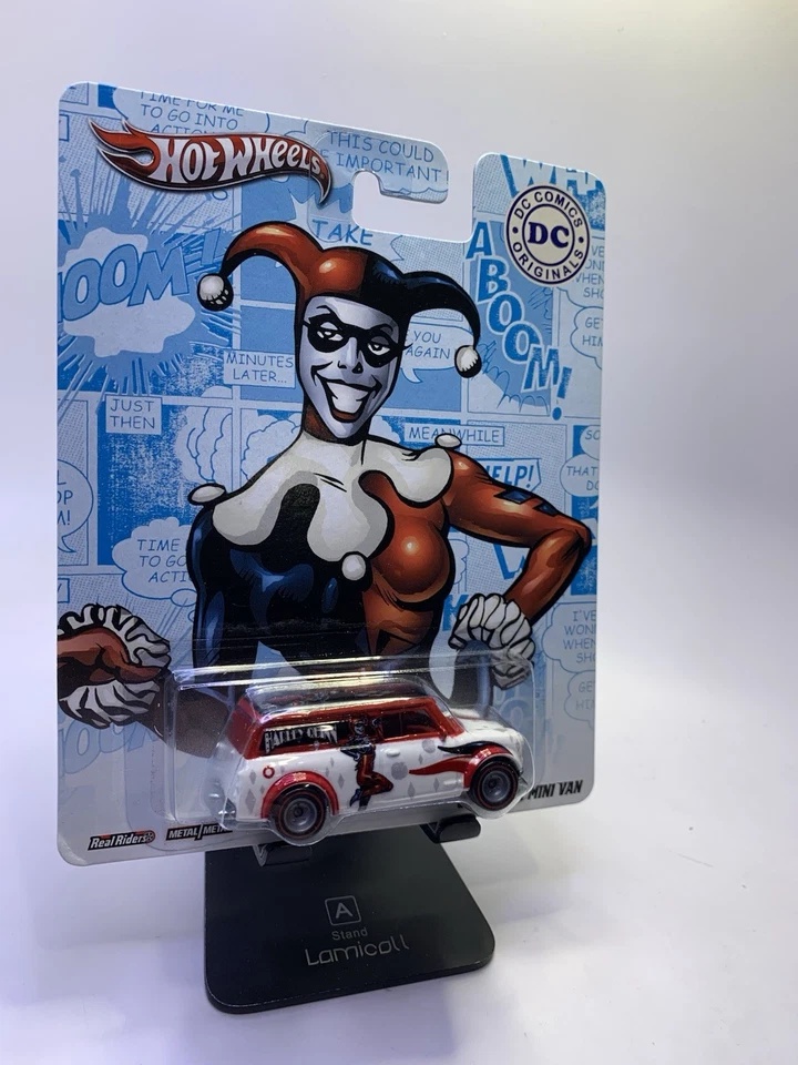 Hot Wheels 2012 Pop Culture DC Comics Harley Quinn '67 Austin Mini Van by Mattel - Image 3 of 4