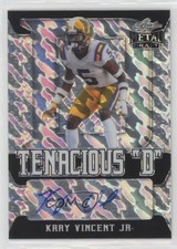 2021 Leaf Metal Draft Tenacious D Silver Marble 22/60 Kary Vincent Jr Auto 0c6