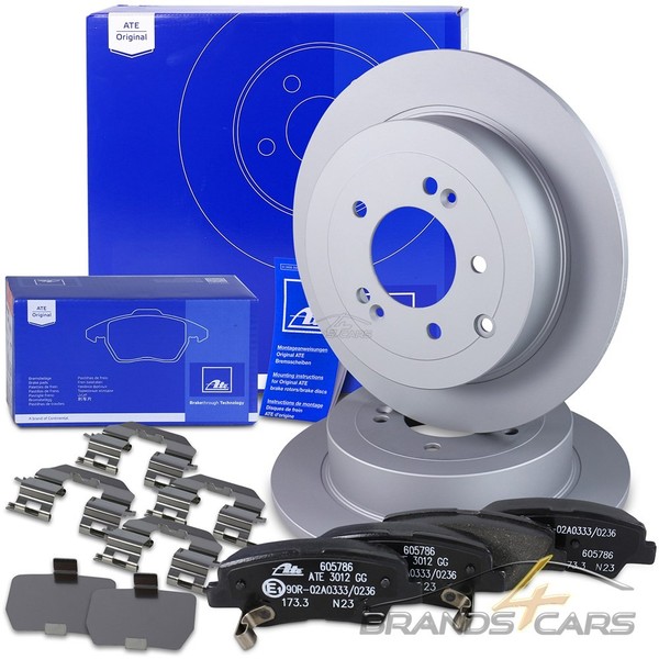 ATE Bremsscheiben Ø302 +BelÄGe Hinten FÜR Hyundai IX35 Tucson KIA Sportage 4-image