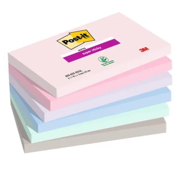 Post-It Super Sticky Rosa/Chiaro Post-It Sticky Note - Soulful, - Immagine 2