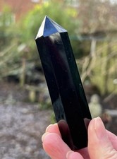 Large Black Obsidian Wand / Point AAA+