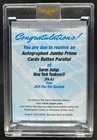 2025 Topps Five Star Aaron Judge Jumbo Prime Auto Button #/5 Yankees
