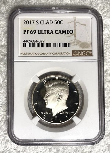 2017 S Kennedy Clad PF 69 NGC Ultra Cameo, Copper / Nickel  Clad, A Real Beauty