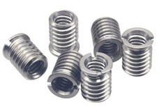 6 PCS 1/4"-20 Female to 3/8"-16 Male Stainless Steel Convert Screw Adapter